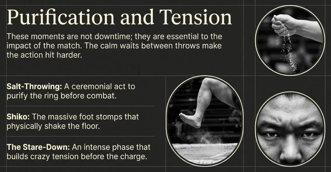 sumo hall hirakuza osaka live wrestling match explosive action between pros